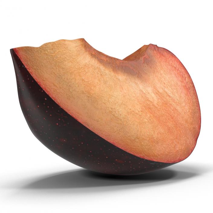 3D Sliced Plum