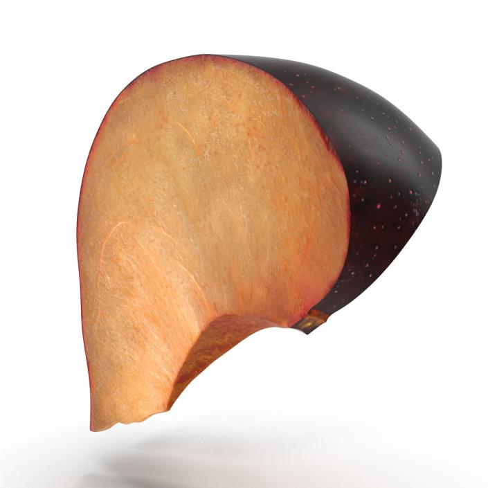 3D Sliced Plum