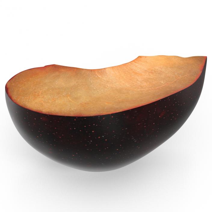 3D Sliced Plum