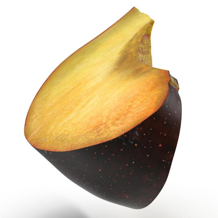 3D Sliced Plum 2 model