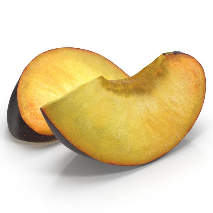 3D Sliced Plum 2 model