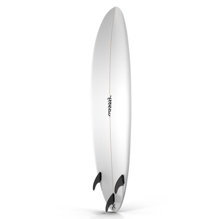 Surfboard Funboard Set 3D