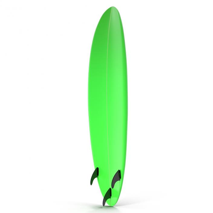 Surfboard Funboard Set 3D