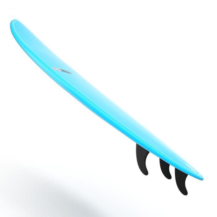 Surfboard Funboard Set 3D