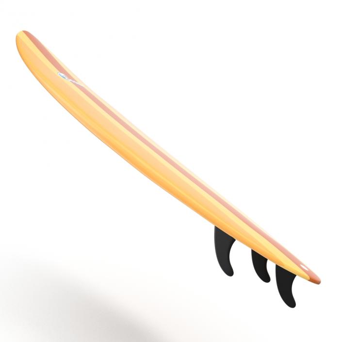 Surfboard Funboard Set 3D