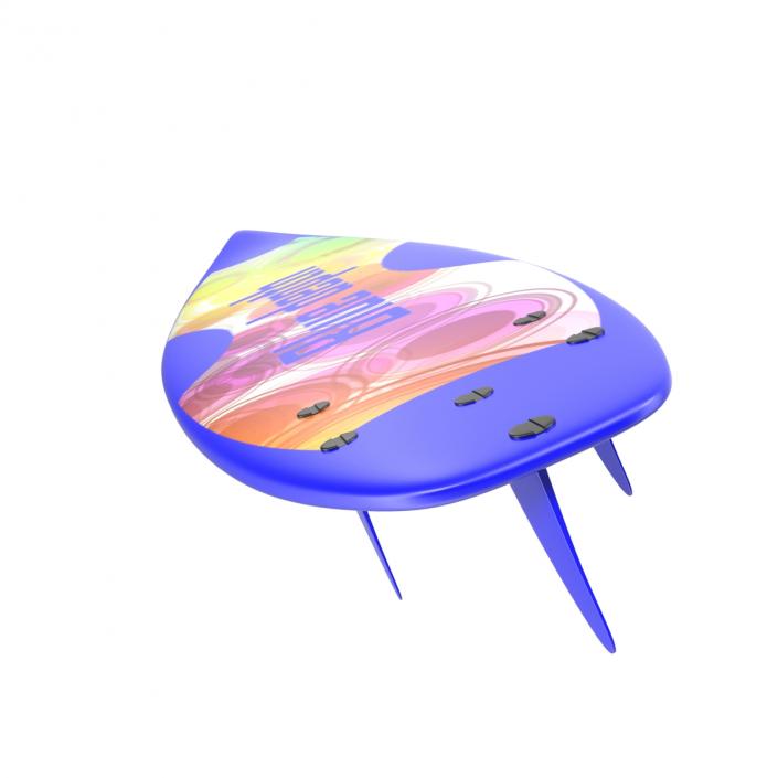 Surfboard Shortboard 3D Models Set 3D model