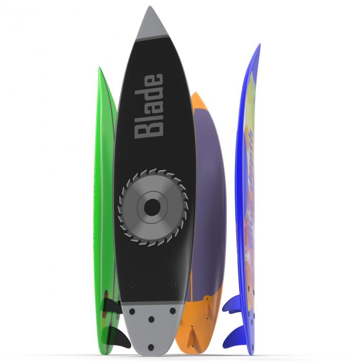 Surfboard Shortboard 3D Models Set 3D model