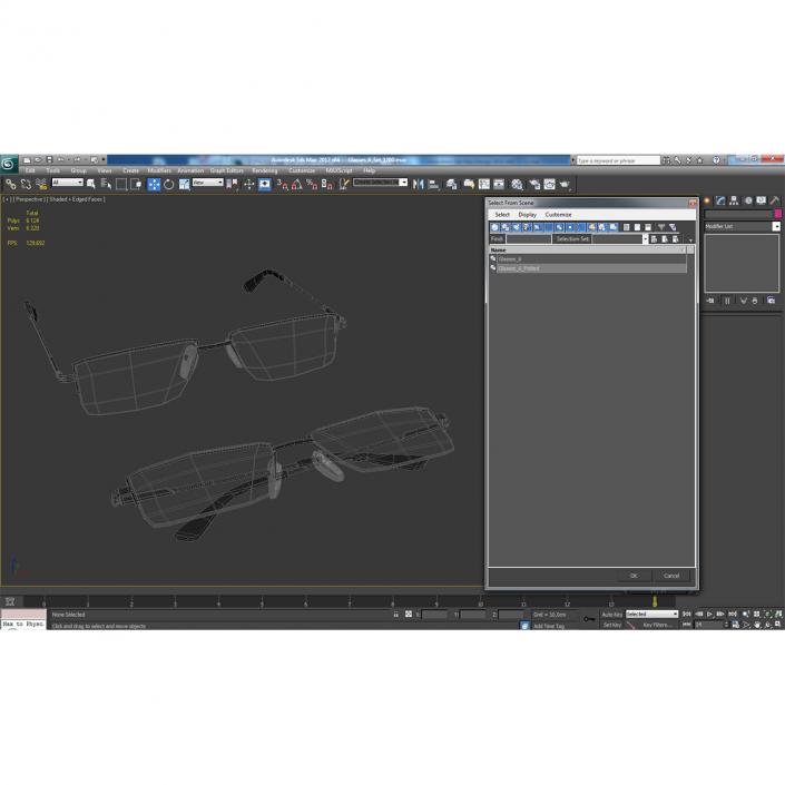 3D Glasses 6 Set model