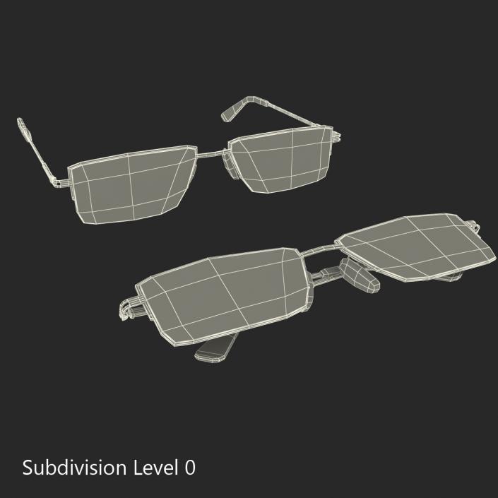 3D Glasses 6 Set model