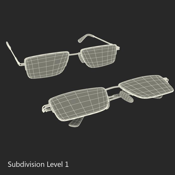 3D Glasses 6 Set model