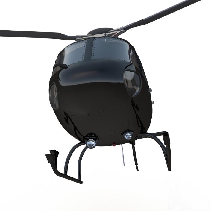 Helicopter Eurocopter AS355 Rigged 3D model