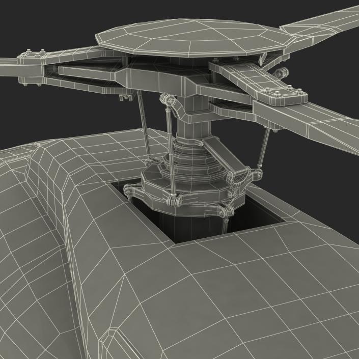 Helicopter Eurocopter AS355 Rigged 3D model