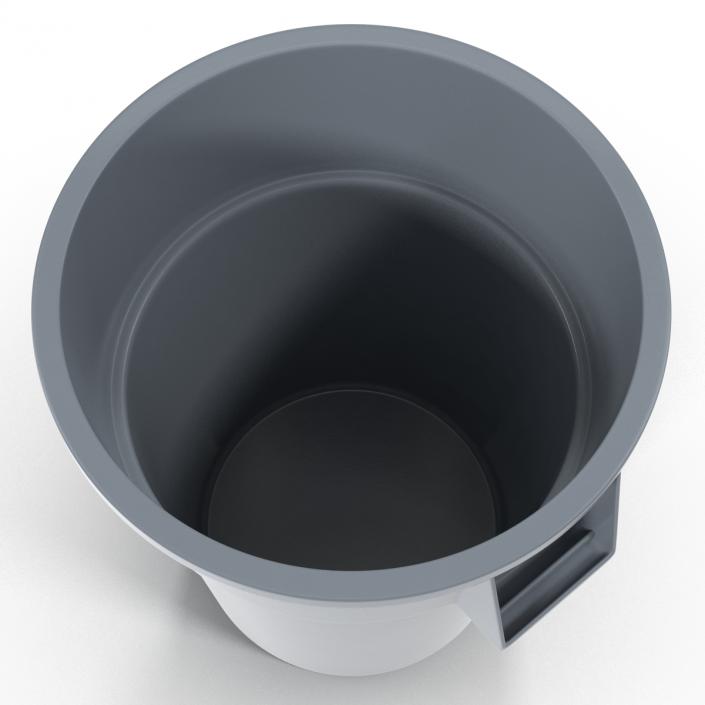 Plastic Garbage Can 3D model