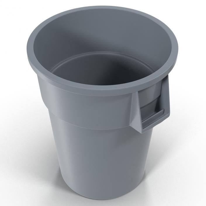 Plastic Garbage Can 3D model