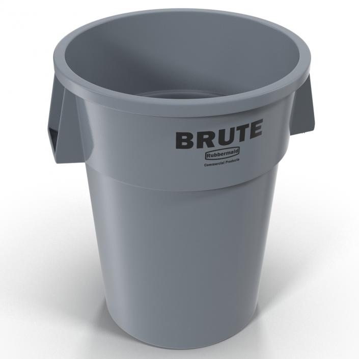 Plastic Garbage Can 3D model