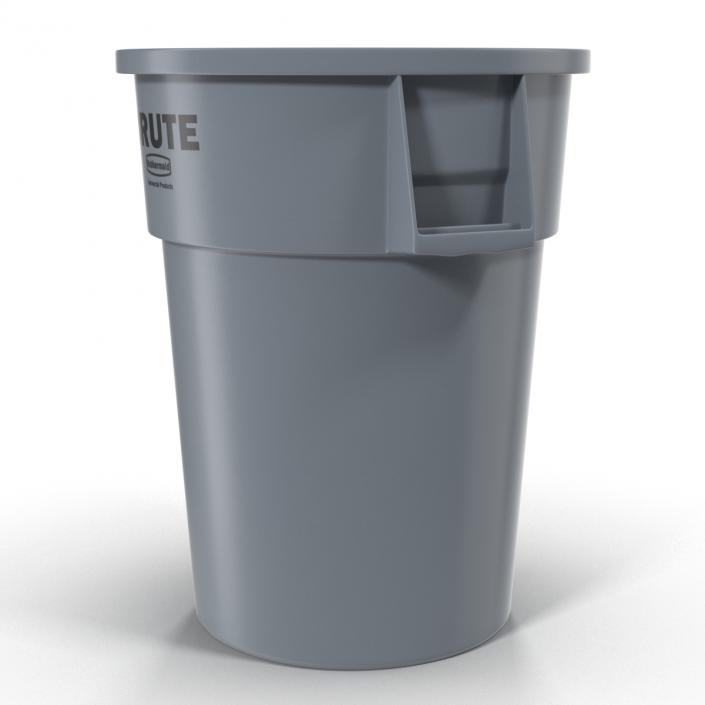 Plastic Garbage Can 3D model