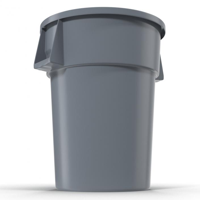 Plastic Garbage Can 3D model