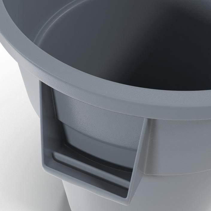 Plastic Garbage Can 3D model