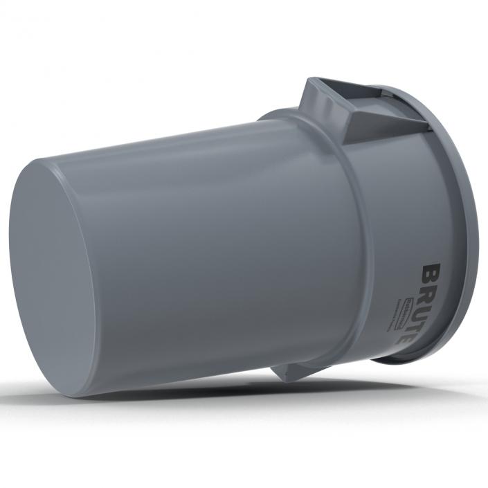 Plastic Garbage Can 3D model