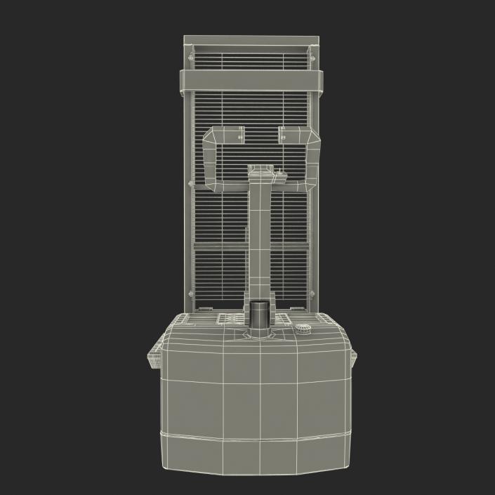 3D Electric Walkie Stacker with Plastic Pallet model