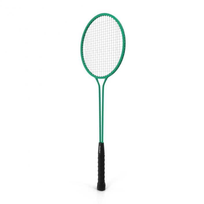 3D Badminton Rackets 3D Models Set