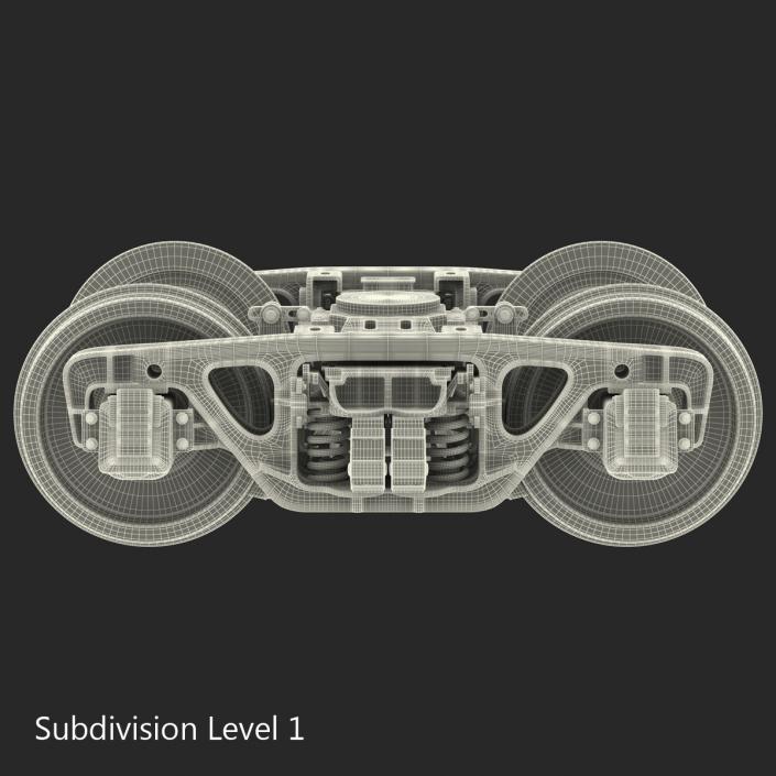 Train Wheels 2 3D model