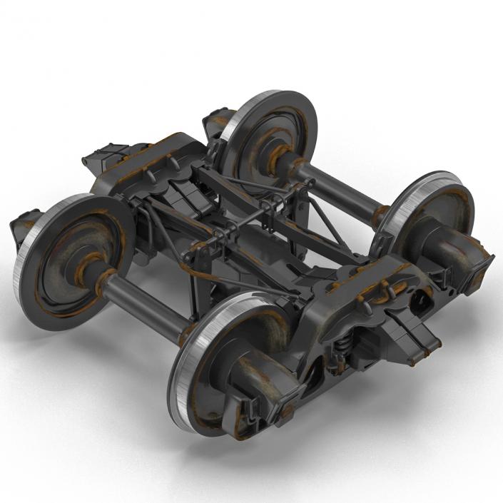 Train Wheels 2 3D model