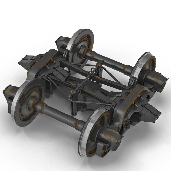 Train Wheels 2 3D model