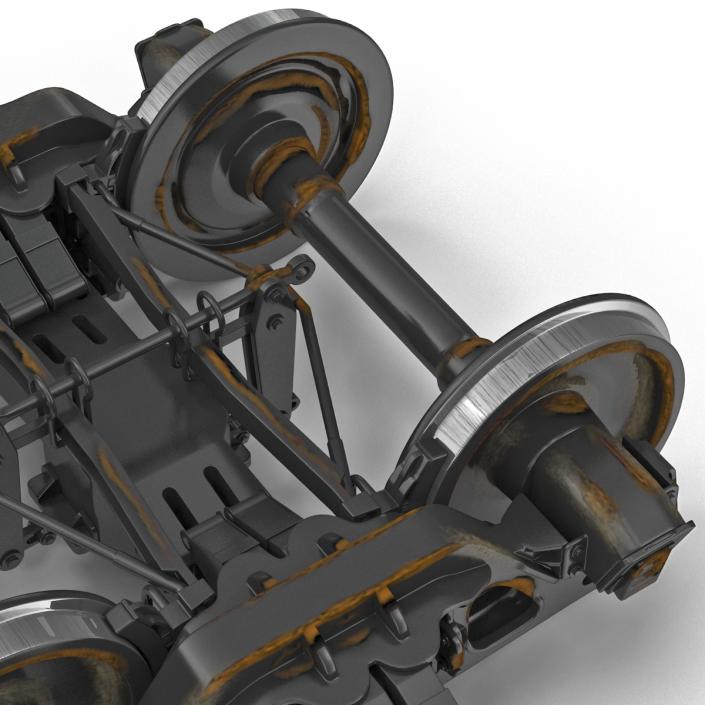 Train Wheels 2 3D model