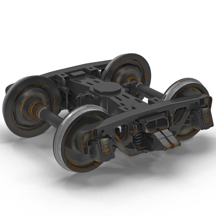 Train Wheels 2 3D model