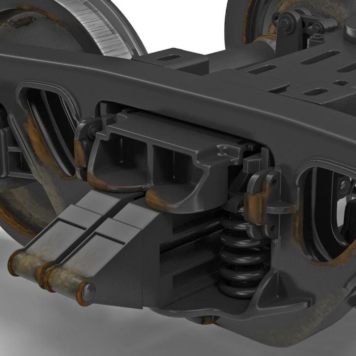 Train Wheels 2 3D model