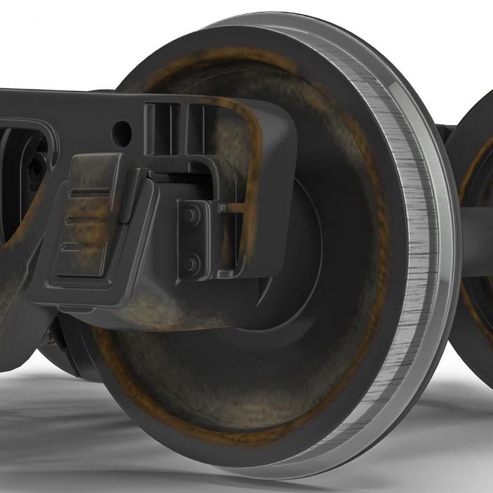 Train Wheels 2 3D model