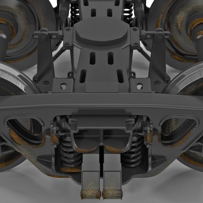 Train Wheels 2 3D model