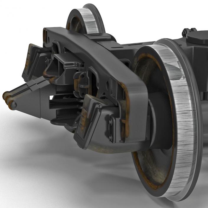 Train Wheels 2 3D model