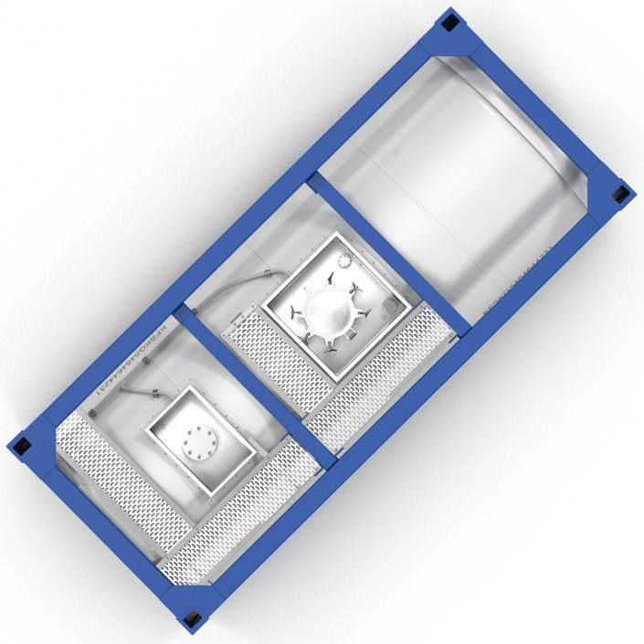 3D ISO Tank Container model