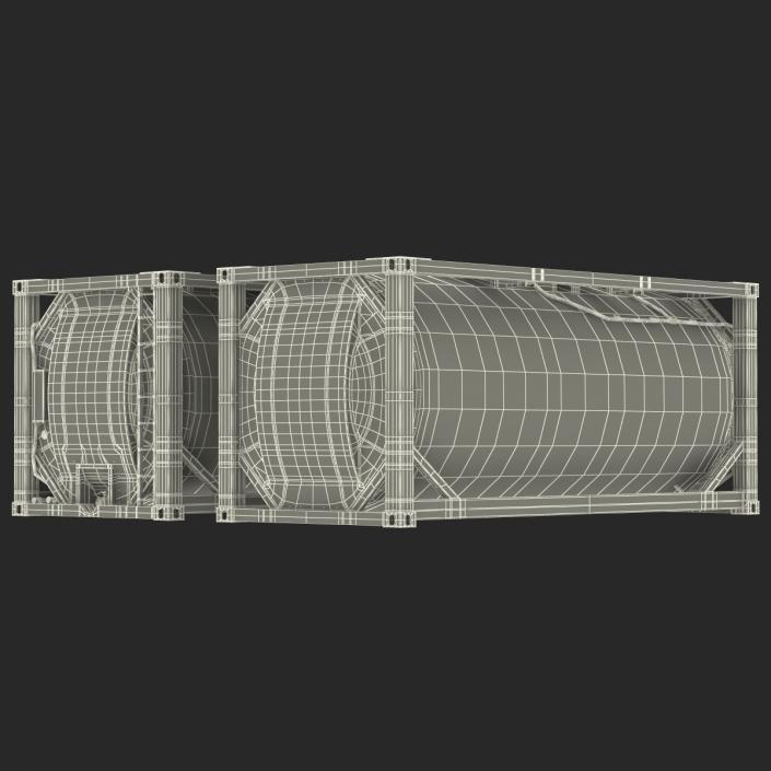 3D ISO Tank Container model