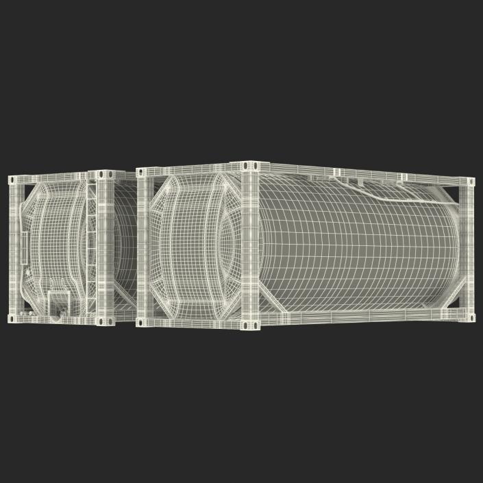 3D ISO Tank Container model