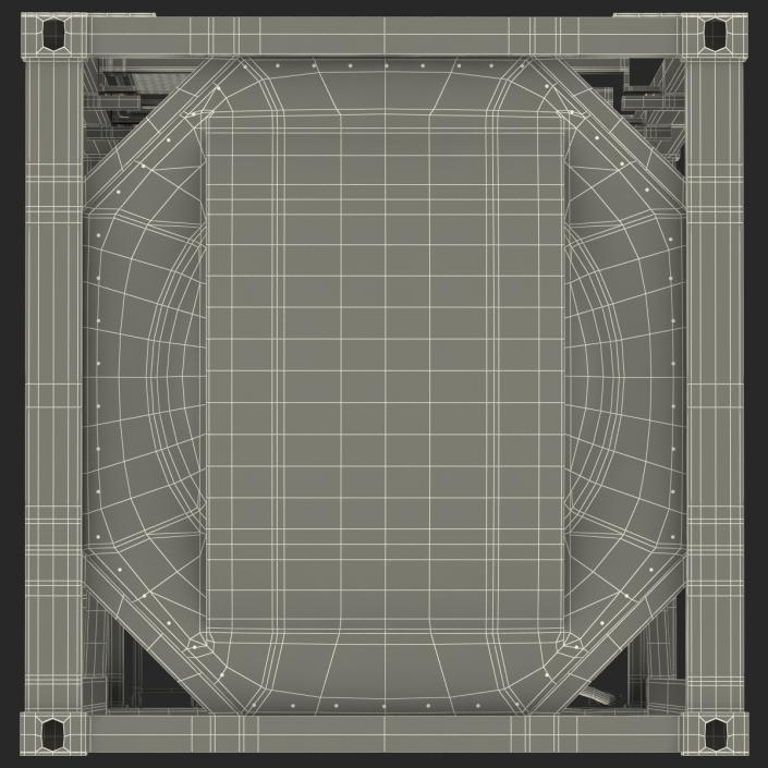 3D ISO Tank Container model