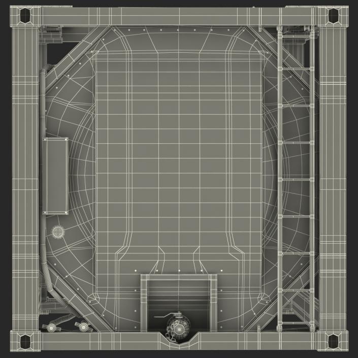 3D ISO Tank Container model