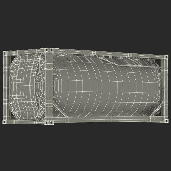 3D ISO Tank Container model