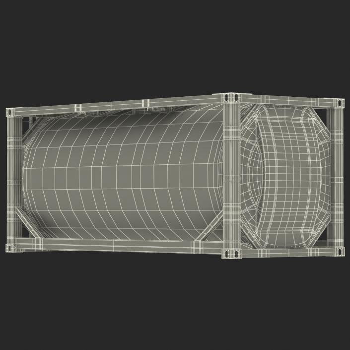 3D ISO Tank Container model