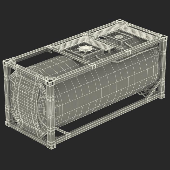 3D ISO Tank Container model