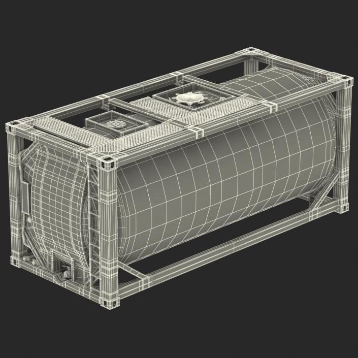 3D ISO Tank Container model