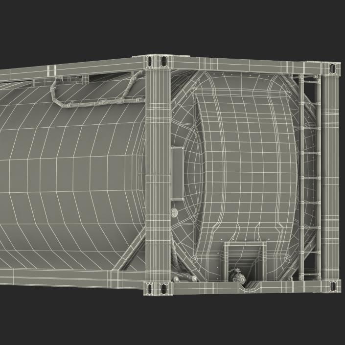 3D ISO Tank Container model