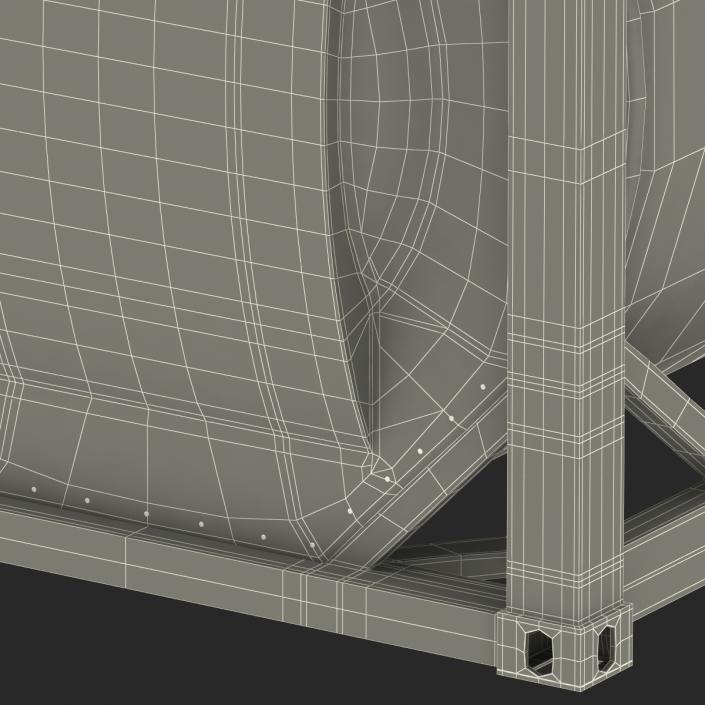 3D ISO Tank Container model