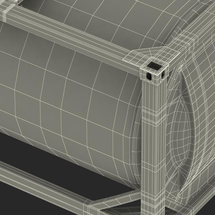 3D ISO Tank Container model