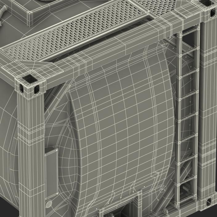 3D ISO Tank Container model