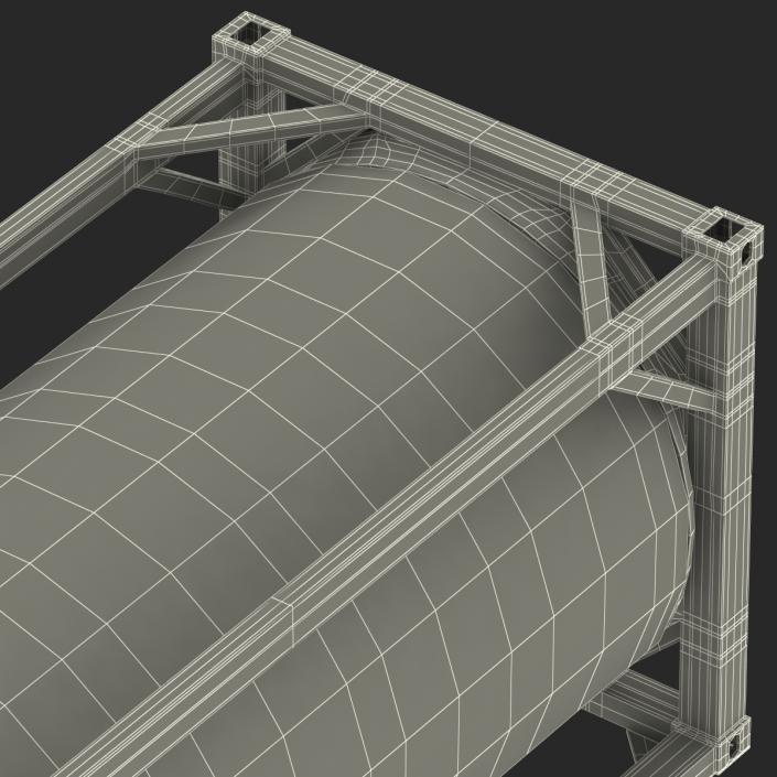 3D ISO Tank Container model