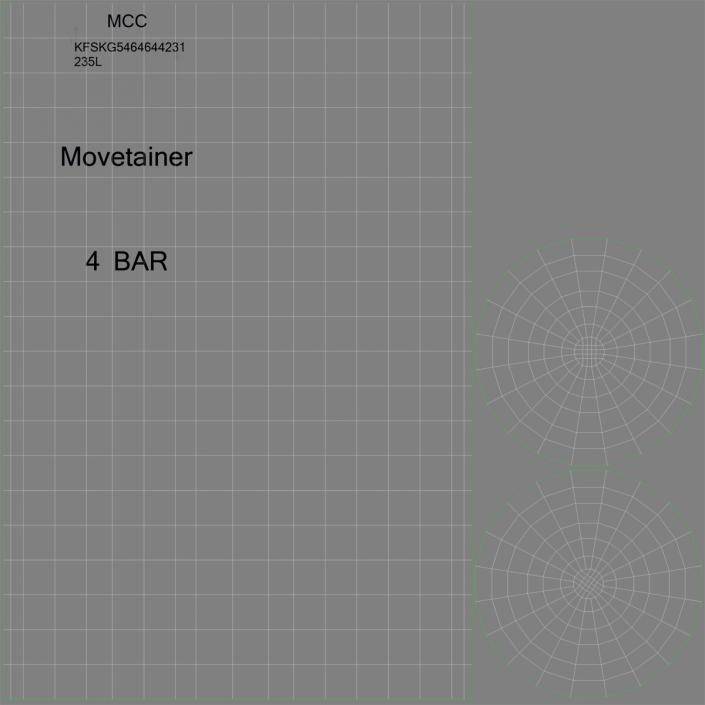 3D ISO Tank Container model