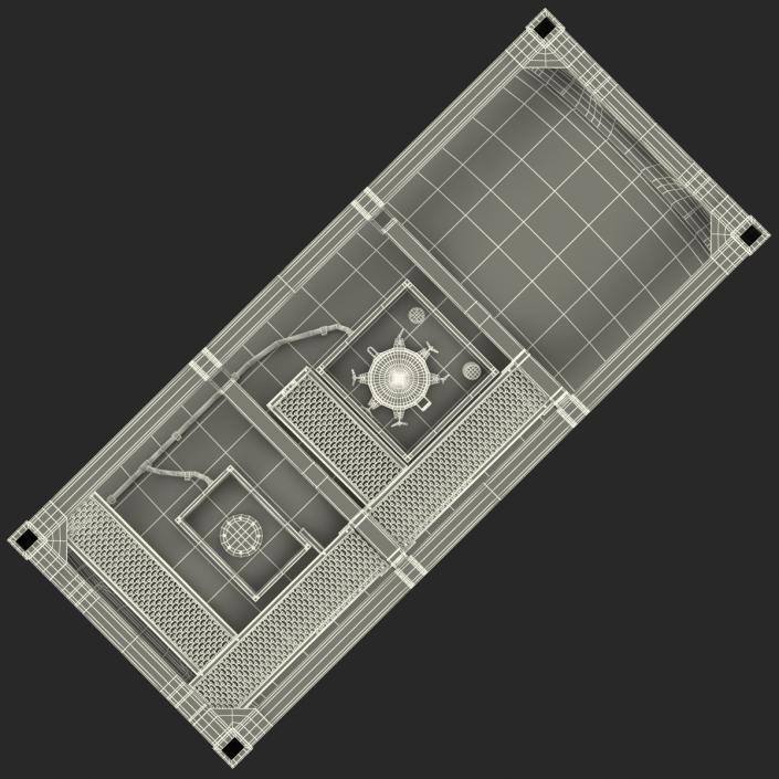 3D ISO Tank Container Generic